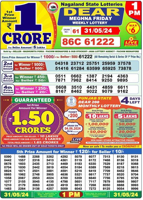 tiger hill lottery sambad 2024|Nagaland State Lottery Sambad 1PM, 6PM, 8PM Result 30.
